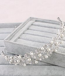 cheap -Rhinestone Crown Tiaras / Headwear with Floral 1pc Wedding / Special Occasion / Valentine's Day Headpiece