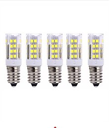 economico -5 pz 5 w led mais lampadina e14 t 51 led perline smd 2835 800 lm per ventilatore a soffitto lampadario luce del pendente bianco caldo 220 ~ 240 v