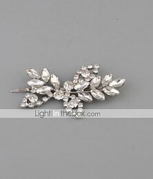 billiga -Bergkristall Hårspänne med 1 Bröllop / Ledigt Hårbonad
