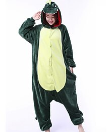 levne -Dospělé Jednobarevné Kostým Onesie Karnevalový kostým Drak Dinosaurus Overalová pyžama Kigurumi pyžamo Pro Dámy a pánové Vánoce Karneval Nový rok Karikatura