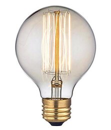 economico -60w e26 e27 g95 vintage edison lampadine antica lampadina a incandescenza bianco caldo 2300k retrò decorativo 220-240v