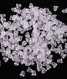 abordables -100 pcs Rivet de boucle d'oreille For Femme Soirée Mariage du quotidien Acrylique Blanc / Des sports
