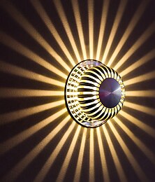 economico -Applique da parete a 1 luce da 10 cm moderno / contemporaneo in stile mini da incasso a led applique da parete per scale corridoio in alluminio dal design sferico 90-240 v 3w