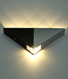 levne -lightinthebox 23,5cm nástěnná svítidla pro zapuštěnou montáž led trojúhelníkový design nástěnné svítidlo hliníkové moderní mini stylové svítidlo vnitřní chodba nahoru dolů nástěnné bodové světlo 5w