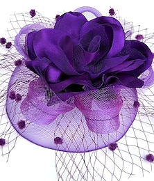 cheap -Net Fascinators Kentucky Derby Hat/ Headwear with Floral 1PC Special Occasion / Horse Race / Ladies Day Headpiece