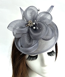 baratos -Net fascinators kentucky derby hat/véus de gaiola com 1 peça de casamento/ocasião especial/chapéu de festa de chá