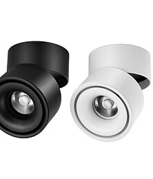 זול -1 יחידות LED תקרת LED לתקרה 360 מתכווננת משטח תאורה מותקן 12w 10w 7w לבן לבן חם קר 85-265v