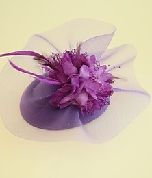 economico -flanella/fascinatori in tessuto cappello derby kentucky con 1 pezzo copricapo da matrimonio/festa/sera/corsa di cavalli