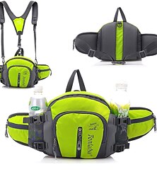 abordables -sac banane de randonnée imperméable avec porte-bouteilles – sac banane de course en plein air multifonctionnel avec bretelles réglables pour le camping et le cyclisme