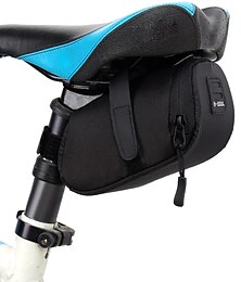 preiswerte -2 L Fahrrad-Sattel-Beutel Wasserdicht Hartschalenkoffer Langlebig Fahrradtasche 600D Polyester Tasche für das Rad Fahrradtasche Radsport Fahhrad