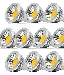 halpa -zdm 10kpl himmennettävä 5w mr16 korkki 400-450 lm lämmin valkoinen / viileä valkoinen / luonnonvalkoinen 40 asteen sädekulman valonheitin AC / dc12v