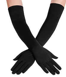 billige -Hansker Dame Ensfarget Spandex Lykra Kostyme til Jul Karneval Maskerade Voksne