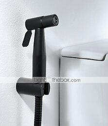 levne -jednootvorový bidet černý toaletní ruční vysokotlaká čisticí stříkací pistole