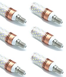 economico -6 pz 12 W LED a pannocchia 800 lm E14 E26 / E27 T 60 Perline LED SMD 2835 Decorativo Decorazione di nozze di Natale Bianco caldo Luce fredda 220-240 V / RoHs / CE