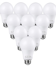 cheap -10PCS 5W LED Light Bulbs 50W Halogen Equivalent 3000K/6000K Warm White No Flicker E26 E27 500lm Non Dimmable AC110-220V