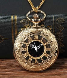 levne -Kapesní hodinky pro Muži Analogové Křemenný Vinobraní Velký ciferník Slitina Titanová slitina