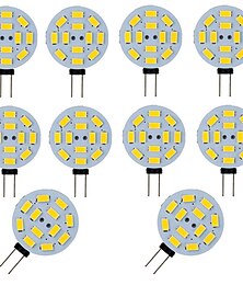 economico -10 pz 3 w disco bi-pin ha condotto la lampadina 300lm g4 smd5730 30 w alogena equivalente bianco freddo caldo per luci disco rv rimorchi camper automotive