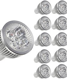 economico -10 pezzi 5 W Faretti LED 450 lm E14 GU10 GU5.3 5 Perline LED LED ad alta intesità Decorativo Bianco caldo Luce fredda 85-265 V / RoHs / CE