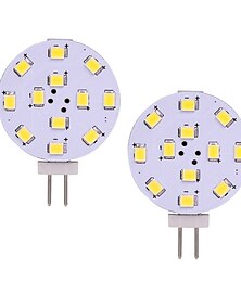 preiswerte -2 stücke 2 watt g4 led licht 12 v 24 v ac / dc 12 leds smd 2835 weiß warmweiß für dunstabzugshaube licht cocina rv boot decke schrank lampe