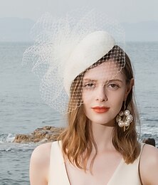 Χαμηλού Κόστους -fascinators καπέλο ντέρμπι Κεντάκι 100% λινό καπέλο κουβά καπέλο pillbox καπέλο γάμου melbourne cup με φλοράλ καπέλα κεφαλής