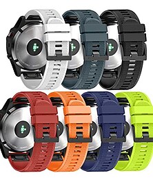 levne -Pásek hodinek pro Garmin MARQ Descent G1 Fenix 7 Sapphire Solar / 6 Pro / 5 Plus Forerunner 935 945 Approach S60 S62 Silikon Výměna, nahrazení Popruh Quick Fit 22 mm Prodyšné Sportovní značka Náramek