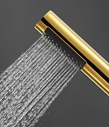 abordables -cromo de ducha de mano contemporáneo / cepillado / función ti-pvd - shower, rociador de ducha / acero inoxidable / latón / sí