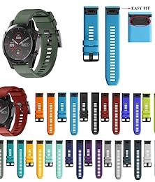 economico -Cinturino per orologio  per Garmin Fenix 7/7X / 7S PRECEDENTE 955 Istinto 2/2S Epix Avvicinati a S62 Silicone Sostituzione Cinghia 20mm 22mm 26mm Cinturino sportivo Polsino