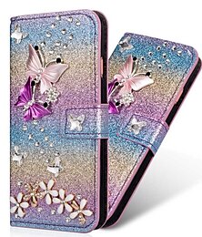 cheap -Case For Huawei Y6p Y5p Y7p Wallet Card Holder with Stand Butterfly PU Leather Case For Huawei P smart 2020 P40 lite  Honor 9S Nova 6 SE Nova 7i P40 Pro Y7 Prime (2019) Honor 20 lite Mate 20