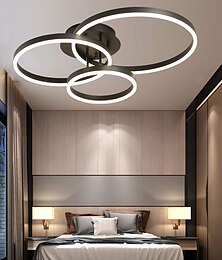 cheap -90 cm 3-Light Circle Design Ceiling Light  Flush Mount Lights Metal Painted Finishes LED Nordic Postmodern Style for Dining Room Living Room 110-120/220-240V