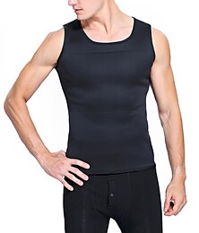economico -Da uomo Gilet Modellatore del sudore Gilet sauna Allenamento muscolare per il peso corporeo Costruzione muscolare Controllo del sudore Per Allenamento in Palestra Esercizio & Fitness Allenamento