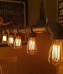 economico -1pc 60w a incandescenza vintage edison lampadina retro dimmerabile lampadina decorativa e26 e27 st64 bianco caldo 2200-2300k 220-240v