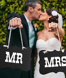 Недорогие -свадебное украшение mariage paper mr&amp;Миссис фото реквизит невеста на девичник украшение бода свадебное украшение гирлянда