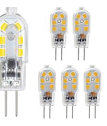 abordables -zdm g4 led pack 6 pack 2.5w led bi-goupille base g4 10-20w remplacement de l'ampoule halogène blanc chaud / blanc froid ac220v