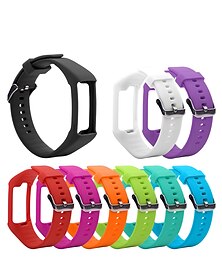 billige -Reim til Smartklokke Kompatibel med Polar A360 / A370 Smartklokke Stropp Myk Elastisk Justerbar Sportsrem Erstatning Armbånd