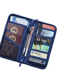 billiga -Bagageorganisatör / Pass- och ID-hållare / Reseplånbok med passficka Polyester / Nylon Vattentät / Stötdämpning / Damm säker Slät