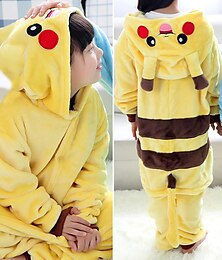 halpa -Lasten Eläin Onesie-asu Karnevaali puku Kirahvi Pika Pika Totoro Pyjamahaalarit Kigurumi Pyjama Hauska puku varten Pojat ja tytöt Karnevaali Sarjakuva