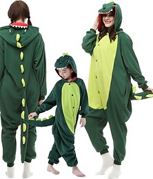cheap -Kid's Adults' Kigurumi Pajamas Dinosaur Patchwork Onesie Pajamas Funny Costume Cosplay For Men and Women Boys and Girls Christmas Animal Sleepwear Cartoon