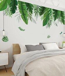 お買い得  -フローラル&amp; 植物ウォールステッカー寝室、貼り付け済みのPVCホームデコレーションウォールデカール60x90cmウォールステッカー寝室用リビングルーム
