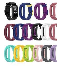 economico -Cinturino intelligente Compatibile con Fitbit Fitbit Inspire Inspire 2 / Inspire HR / Inspire Ace 2 Silicone Orologio intelligente Cinghia Elastico Regolabili Traspirante Cinturino sportivo