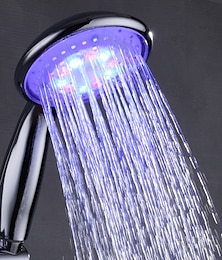 abordables -douchette à main contemporaine / fonction chrome de douche de pluie - creative / led / douche, pommeau de douche
