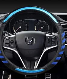economico -coprivolanti per auto moda honda in pelle pu 15 pollici antiscivolo traspirante per accessori auto universali quattro stagioni