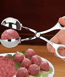 cheap -Meatball Maker Clip Spoon Stainless Steel Meatballs Mold Fried Fish DIY Meatballs Making Kitchen Cooking Accessories