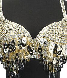 economico -Danza del ventre Reggiseni Paillettes Per donna Prestazioni Poliestere