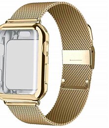 economico -Cinturino per orologio  per Apple Watch Series 8/7/6/5/4/3/2/1 / SE 45/44/42/41/40/38mm Acciaio inossidabile Sostituzione Cinghia Regolabili Cinturino a maglia milanese Polsino