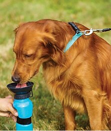 abordables -500 ml chien bouteille d'eau pour animaux chiot chat sport portable voyage en plein air chiens bol d'eau buveur tasse d'eau potable tasse distributeur