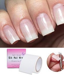 cheap -Silk Nail Wrap Adhesive Nail Protector Wrap UV Gel Nail Art Reinforce Tool Nail Care Manicure Accessories