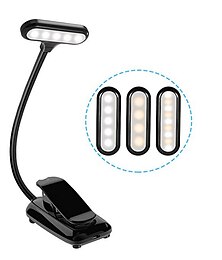 abordables -Lampe de lecture Rechargeable / Protection des Yeux / Ajustable Moderne contemporain Alimenté par Port USB Pour Chambre à coucher / Bureau / Bureau de maison DC 5V Blanche / Noir