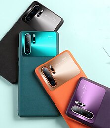 cheap -Phone Case For Huawei Back Cover Huawei P30 Huawei P30 Pro Mate 30 Pro Frosted Solid Color Rubber Metal