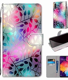 halpa -puhelin Etui Käyttötarkoitus Samsung Galaxy S24 S23 S22 S21 S20 Plus Ultra A54 A34 A14 A72 Note 20 Ultra A32 A52 A42 Lompakkokorttikotelo Tuella Voltti Lomapkko Maisemat TPU PU-nahka