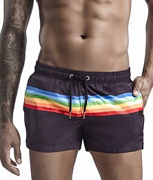 voordelige -SEOBEAN® Voor heren Lange zwembroeken Zwemshorts Sneldrogend Boardshorts Badpak Met zakken Trekkoord Zwemmen Surfen Strand Watersport Geschilderd Lente Zomer / Micro-elastisch